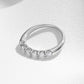 Sterling Silver Moissanite Luxury Ring