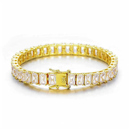 Emerald Cut Diamond Bracelet