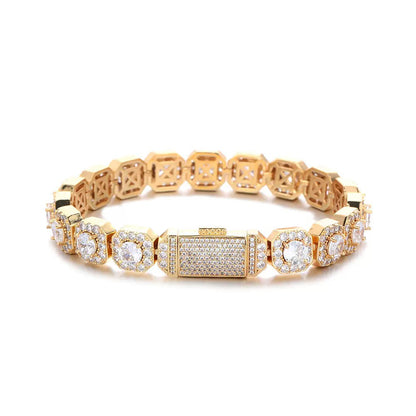 Iced Out Square Tennis Chain