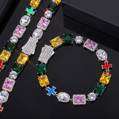 Dopamine Colored Zircon Bracelet