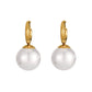 Simple Shell Pearl Earrings