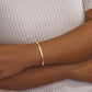 Flat Snake Bone Bracelet
