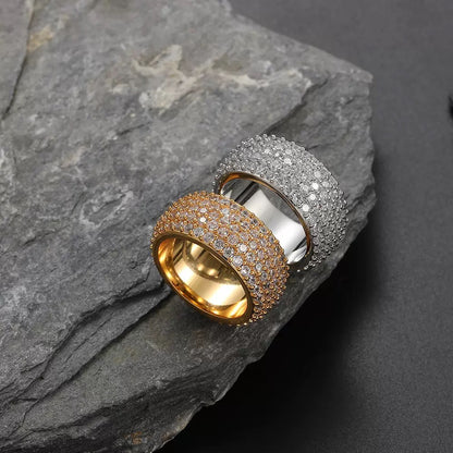 10mm Full Diamond Ring