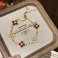 Mother-Of-Pearl Four-Leaf Clover Bracelet