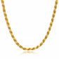 18K Gold Twisted Rope Chain Collection