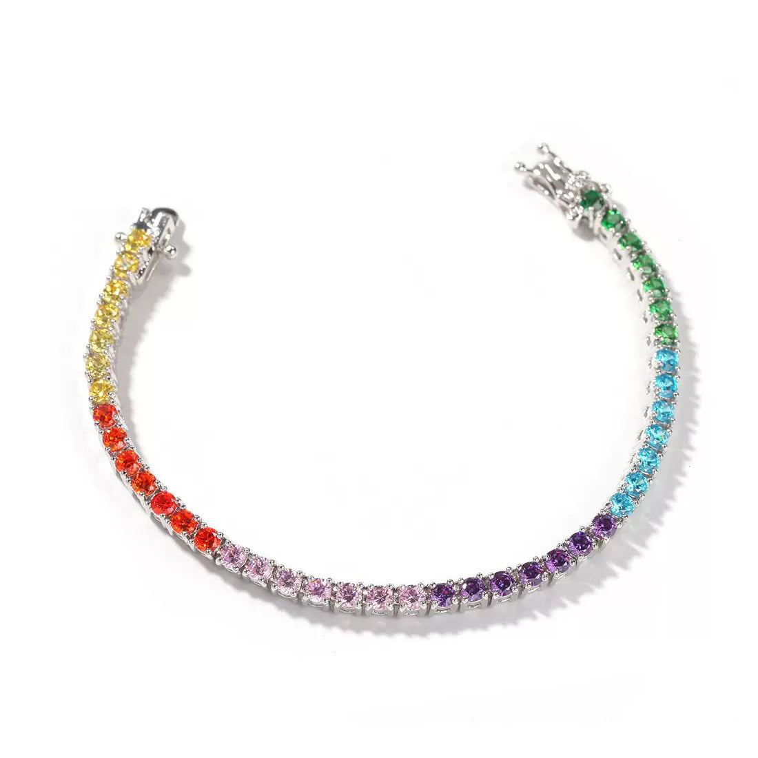 Colorful 3mm Tennis Chain