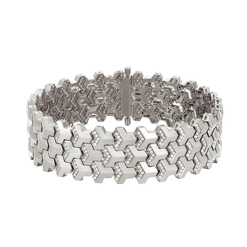 Sterling Silver Armor Bracelet