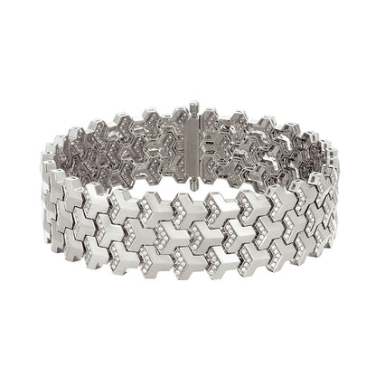 Sterling Silver Armor Bracelet