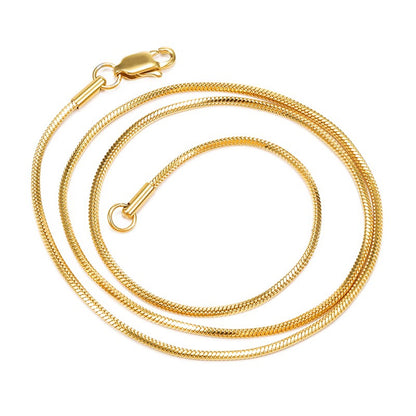 All-Match Snake Bone Necklace