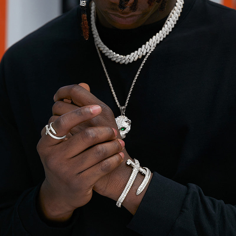 Sword of Justice Diamond Bracelet