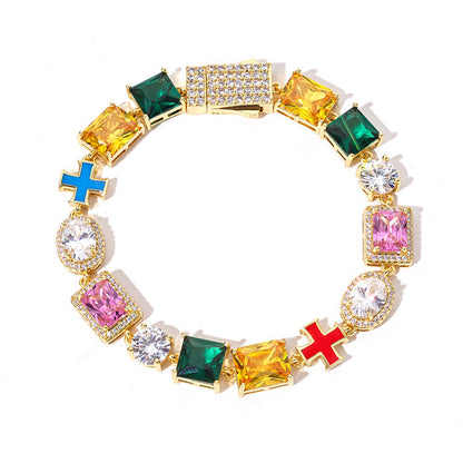 Dopamine Colored Zircon Bracelet