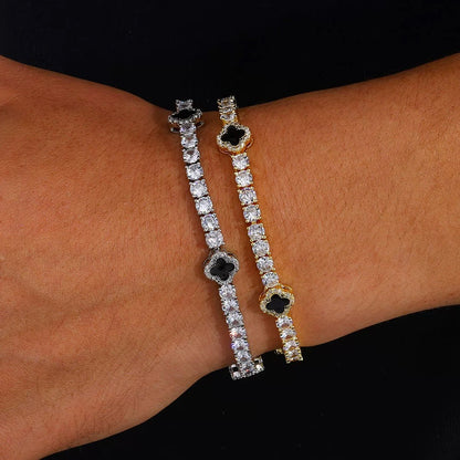 Four-Leaf Clover Tennis Chain