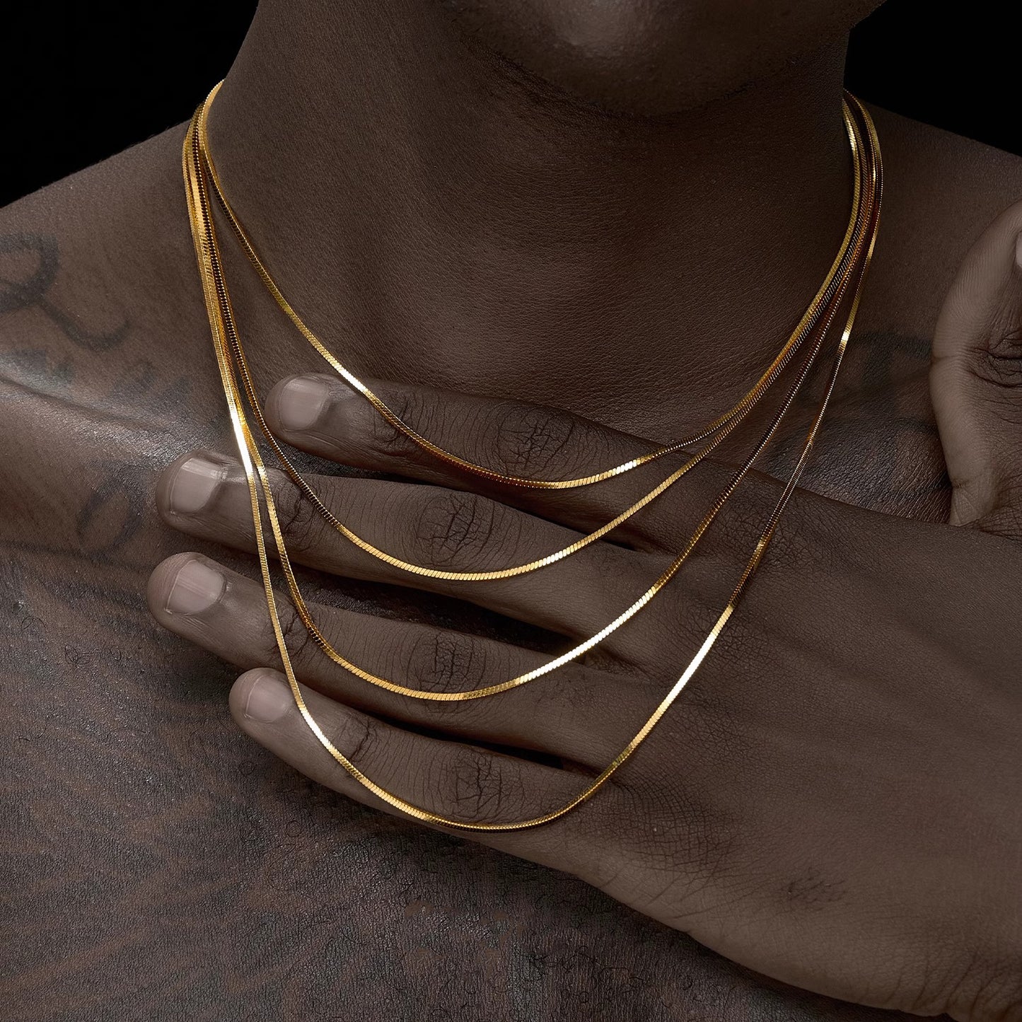 All-Match Snake Bone Necklace