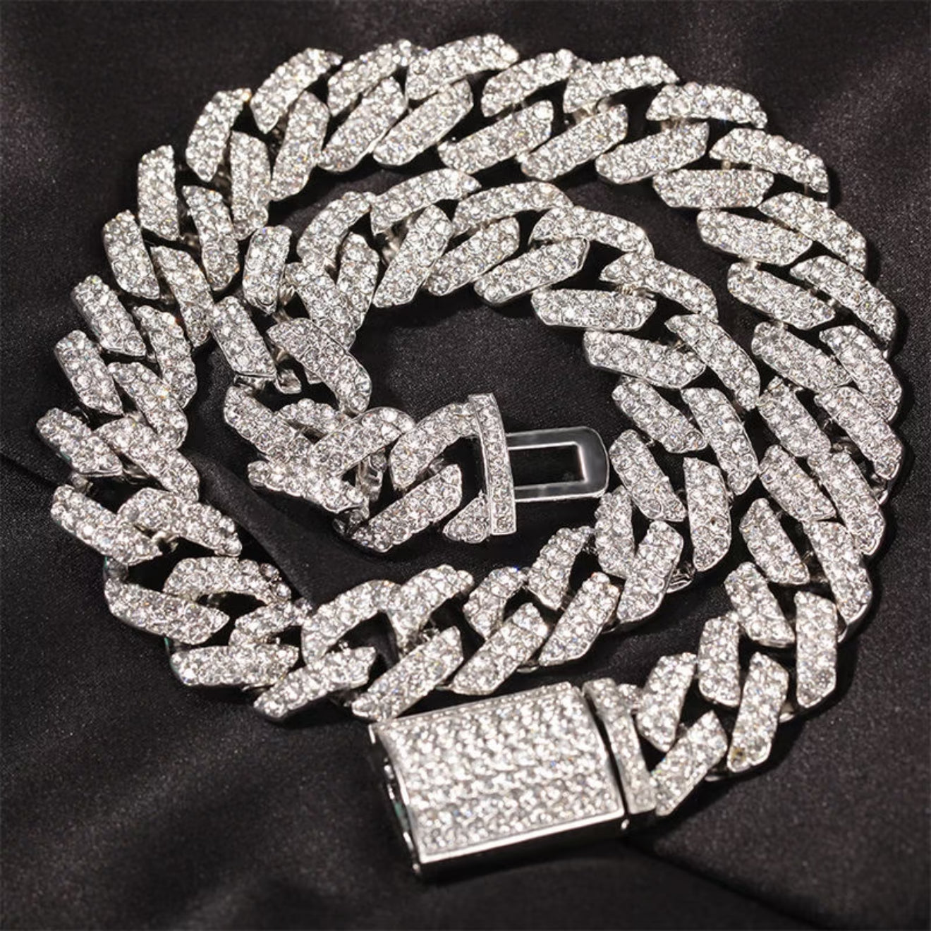 5A Zircon Cuban Chain Necklace