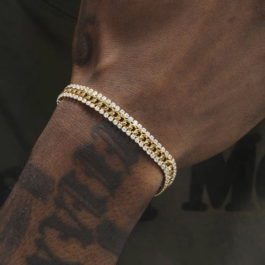 14K Gold Diamond Tennis Bracelet