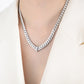 Elegant Cuban Diamond Necklace