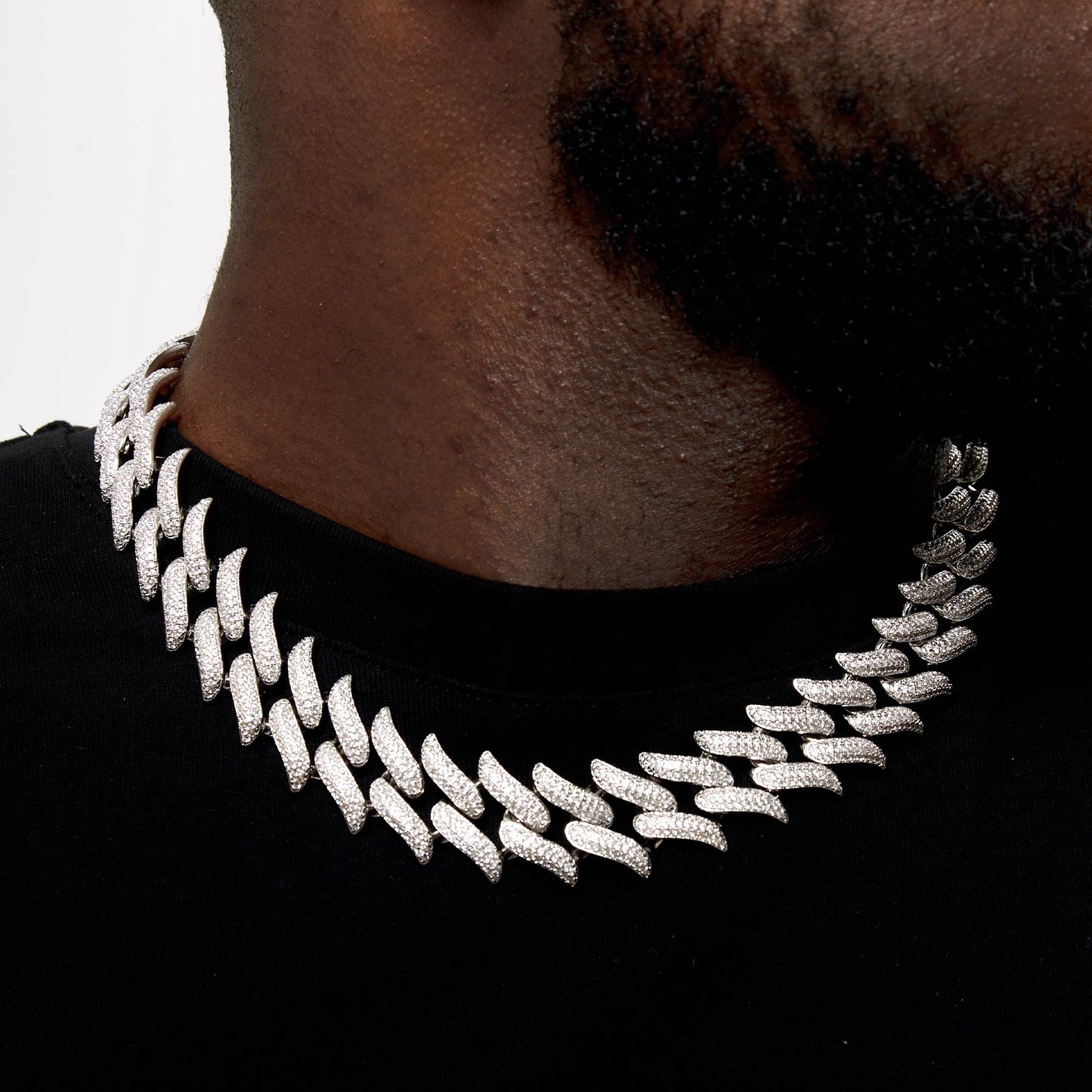 Pointed Diamond Cuban Chain