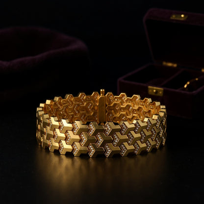 Sterling Silver Armor Bracelet