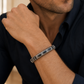 Vintage Engraved Woven Bracelet