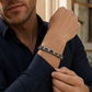 Vintage Engraved Woven Bracelet