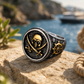 Nautical Skull Signet Ring
