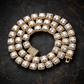 12mm Ice Crystal Square Tennis Chain